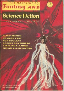 Image for The Magazine of FANTASY AND SCIENCE FICTION (F&SF): November, Nov. 1969 The Magazine of FANTASY AND SCIENCE FICTION (F&SF): November, Nov. 1969