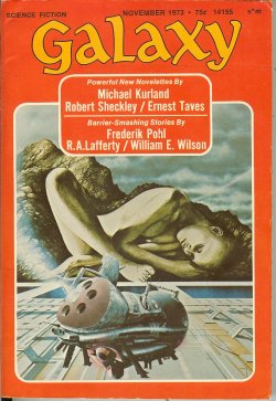 Image for GALAXY Science Fiction: November, Nov. 1973 ( GALAXY Science Fiction: November, Nov. 1973 (