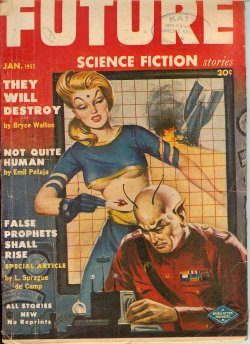 FUTURE Science Fiction: January, Jan. 1952