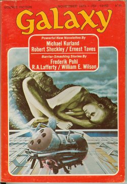 Image for GALAXY Science Fiction: November, Nov. 1973 ( GALAXY Science Fiction: November, Nov. 1973 (
