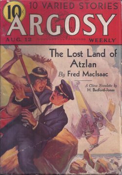 Image for ARGOSY Weekly: August, Aug. 12, 1933 ( ARGOSY Weekly: August, Aug. 12, 1933 (