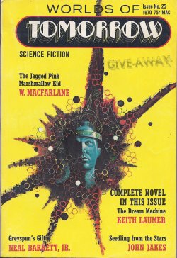 Image for WORLDS OF TOMORROW: Winter 1970, No. 25 WORLDS OF TOMORROW: Winter 1970, No. 25