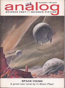 Image for ANALOG Science Fact & Science Fiction: November, Nov. 1962 ("Space Viking") ANALOG Science Fact & Science Fiction: November, Nov. 1962 ("Space Viking")