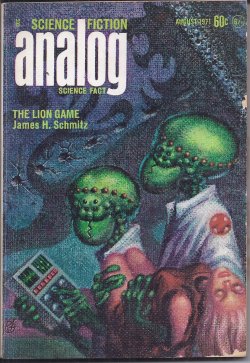 Image for ANALOG Science Fiction/ Science Fact: August, Aug. 1971 ANALOG Science Fiction/ Science Fact: August, Aug. 1971