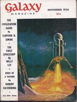 Image for GALAXY Science Fiction: November, Nov. 1958 ( GALAXY Science Fiction: November, Nov. 1958 (
