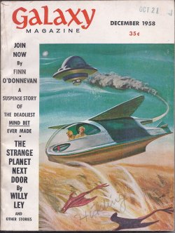 Image for GALAXY Science Fiction: December, Dec. 1958 ( GALAXY Science Fiction: December, Dec. 1958 (