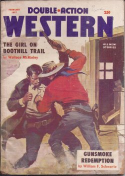 Image for DOUBLE-ACTION WESTERN: February, Feb. 1957 DOUBLE-ACTION WESTERN: February, Feb. 1957