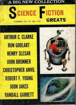 Image for SCIENCE FICTION GREATS: No. 15, Summer 1969 SCIENCE FICTION GREATS: No. 15, Summer 1969