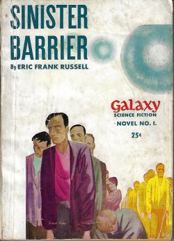 SINISTER BARRIER: Galaxy Science Fiction Novel #1