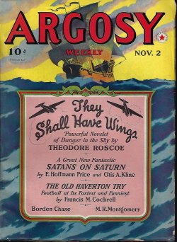 Image for ARGOSY Weekly: November, Nov. 2, 1940 ("Satans on Saturn"; "The Scarlet Blade") ARGOSY Weekly: November, Nov. 2, 1940 ("Satans on Saturn"; "The Scarlet Blade")