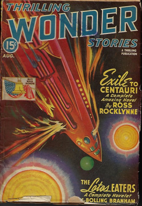 Image for THRILLING WONDER Stories: August, Aug. 1943 THRILLING WONDER Stories: August, Aug. 1943