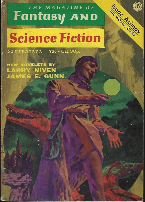 The Magazine of FANTASY AND SCIENCE FICTION (F&SF): September, Sept. 1972