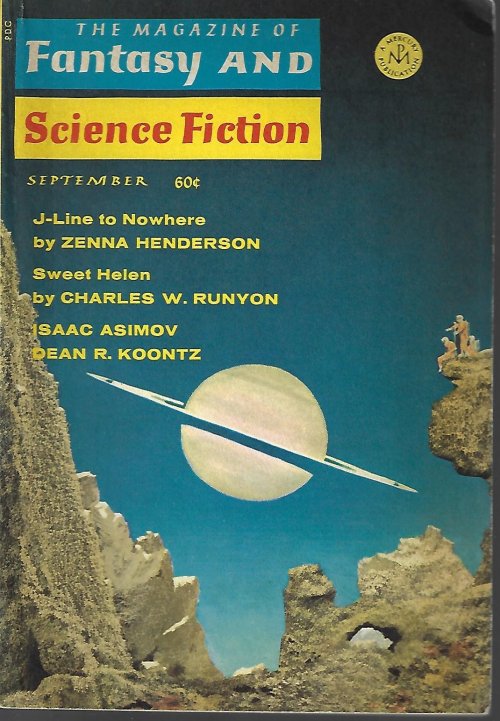 The Magazine of FANTASY AND SCIENCE FICTION (F&SF): September, Sept. 1969