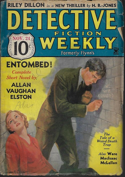 Image for DETECTIVE FICTION Weekly: November, Nov. 24, 1934 DETECTIVE FICTION Weekly: November, Nov. 24, 1934