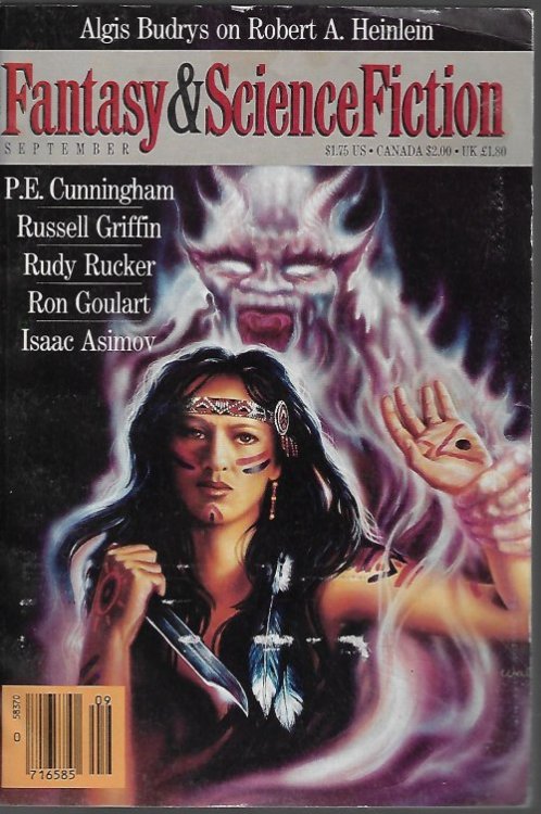 Image for The Magazine of FANTASY AND SCIENCE FICTION (F&SF): September, Sept. 1988 The Magazine of FANTASY AND SCIENCE FICTION (F&SF): September, Sept. 1988