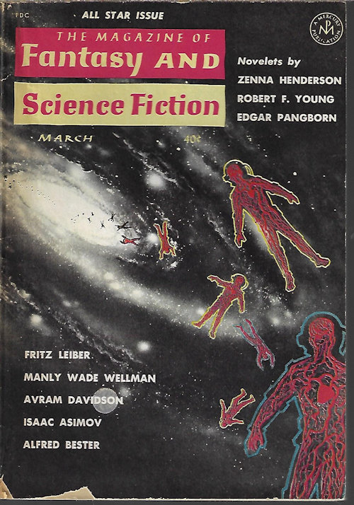 Image for The Magazine of FANTASY AND SCIENCE FICTION (F&SF): March, Mar. 1962 The Magazine of FANTASY AND SCIENCE FICTION (F&SF): March, Mar. 1962