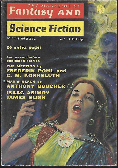Image for The Magazine of FANTASY AND SCIENCE FICTION (F&SF): November, Nov. 1972 The Magazine of FANTASY AND SCIENCE FICTION (F&SF): November, Nov. 1972