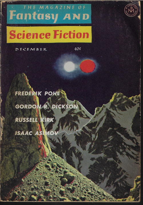 Image for The Magazine of FANTASY AND SCIENCE FICTION (F&SF): December, Dec. 1962 The Magazine of FANTASY AND SCIENCE FICTION (F&SF): December, Dec. 1962