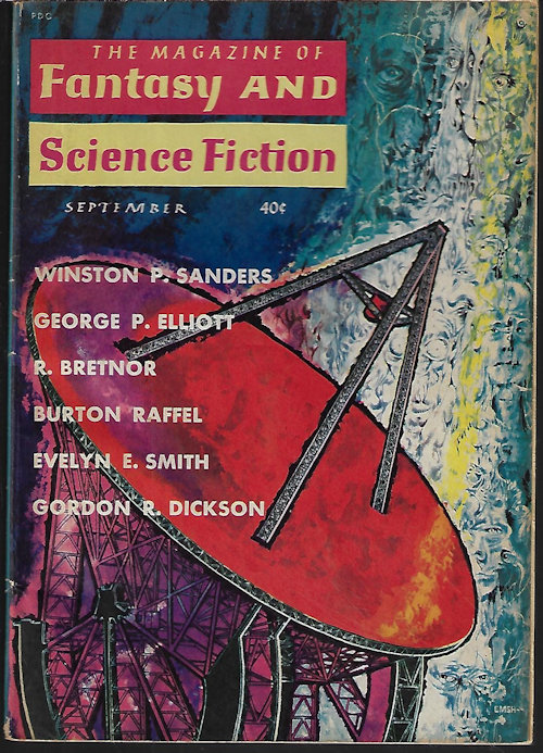 Image for The Magazine of FANTASY AND SCIENCE FICTION (F&SF): September, Sept. 1960 The Magazine of FANTASY AND SCIENCE FICTION (F&SF): September, Sept. 1960