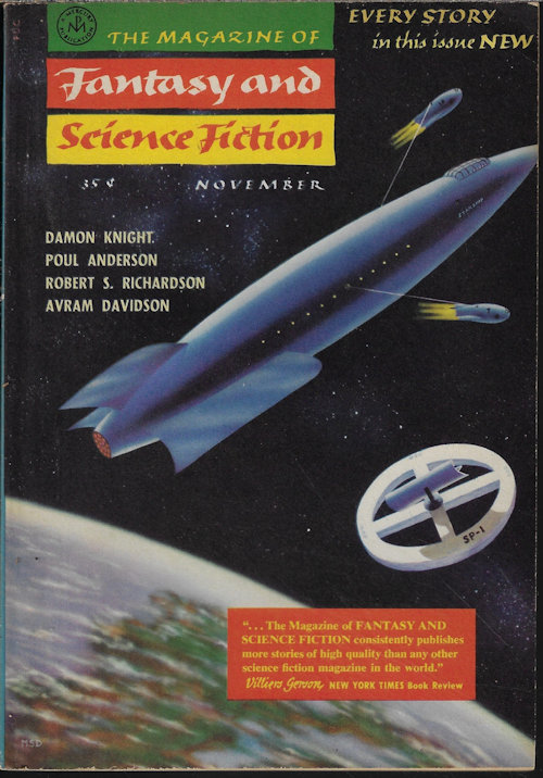 Image for The Magazine of FANTASY AND SCIENCE FICTION (F&SF): November, Nov. 1957 ( The Magazine of FANTASY AND SCIENCE FICTION (F&SF): November, Nov. 1957 (
