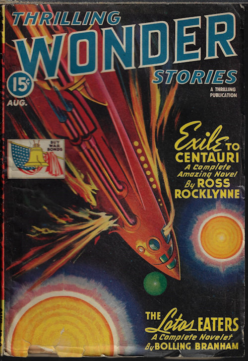 Image for THRILLING WONDER Stories: August, Aug. 1943 THRILLING WONDER Stories: August, Aug. 1943