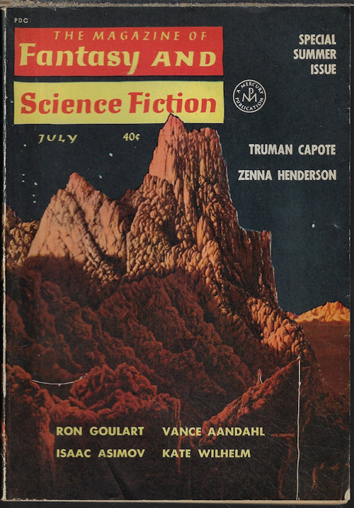 Image for The Magazine of FANTASY AND SCIENCE FICTION (F&SF): July 1962 The Magazine of FANTASY AND SCIENCE FICTION (F&SF): July 1962