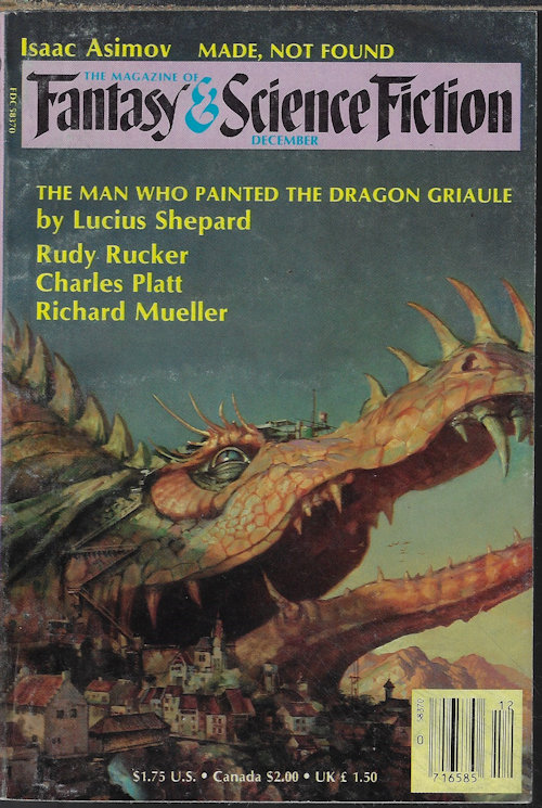 Image for The Magazine of FANTASY AND SCIENCE FICTION (F&SF): December, Dec. 1984 The Magazine of FANTASY AND SCIENCE FICTION (F&SF): December, Dec. 1984