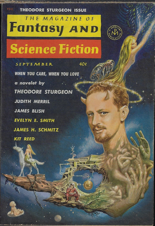 Image for The Magazine of FANTASY AND SCIENCE FICTION (F&SF): September, Sept. 1962 The Magazine of FANTASY AND SCIENCE FICTION (F&SF): September, Sept. 1962