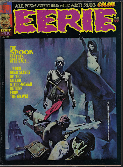 Image for EERIE #58, July 1974 EERIE #58, July 1974