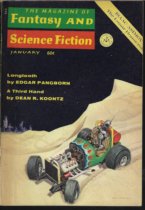 Image for The Magazine of FANTASY AND SCIENCE FICTION (F&SF): January, Jan. 1970 The Magazine of FANTASY AND SCIENCE FICTION (F&SF): January, Jan. 1970