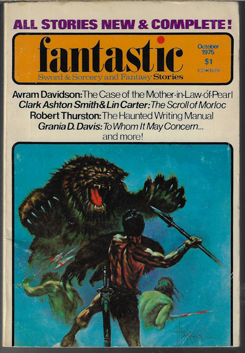 FANTASTIC Stories: October, Oct. 1975