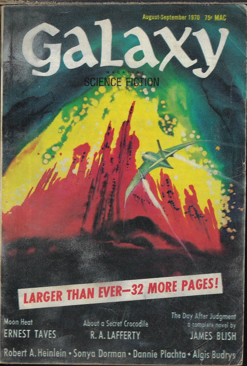 Image for GALAXY Science Fiction: August, Aug. - September, Sept. 1970 ( GALAXY Science Fiction: August, Aug. - September, Sept. 1970 (