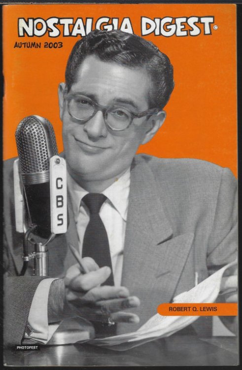 Image for NOSTALGIA DIGEST and Radio Guide, Chuck Schaden's. . .: Autumn (October/November/December) 2003 NOSTALGIA DIGEST and Radio Guide, Chuck Schaden's. . .: Autumn (October/November/December) 2003