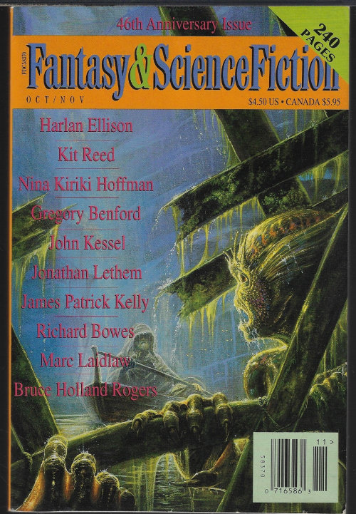 Image for The Magazine of FANTASY AND SCIENCE FICTION (F&SF): October, Oct. / November, Nov. 1995 The Magazine of FANTASY AND SCIENCE FICTION (F&SF): October, Oct. / November, Nov. 1995