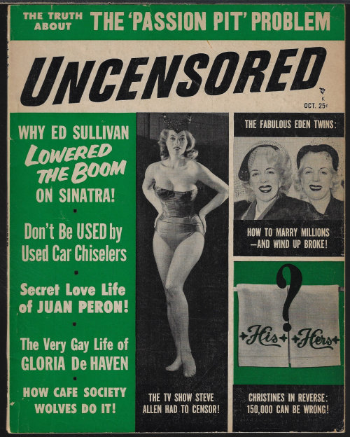 Image for UNCENSORED; October, Oct. 1955 UNCENSORED; October, Oct. 1955