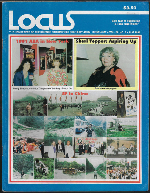 LOCUS the Newspaper of the Science Fiction Field: #367, August, Aug. 1991