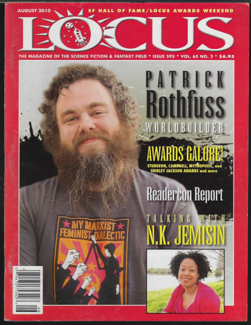 Image for LOCUS the Newspaper of the Science Fiction Field: #595, August, Aug. 2010 LOCUS the Newspaper of the Science Fiction Field: #595, August, Aug. 2010