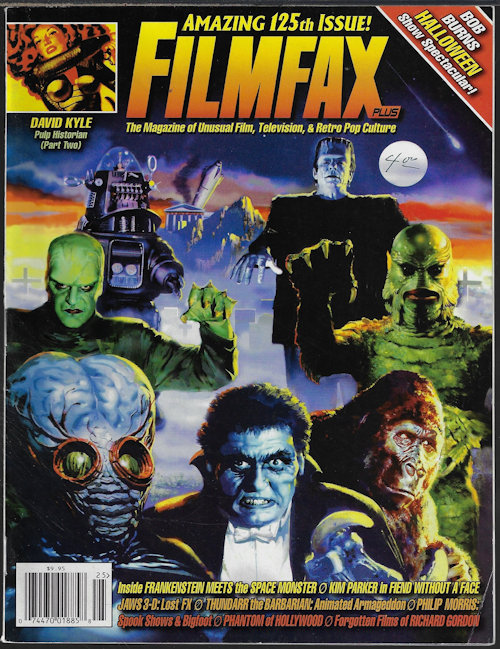FILMFAX The Magazine of Unusual Film, Television, & Retro Pop Culture #125, Summer 2010