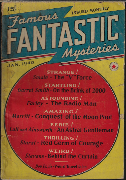FAMOUS FANTASTIC MYSTERIES: January, Jan. 1940