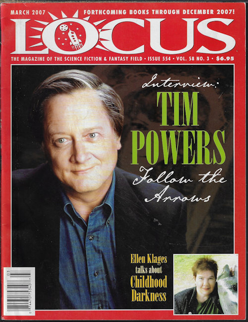 Image for LOCUS the Newspaper of the Science Fiction Field: #554, March, Mar. 2007 LOCUS the Newspaper of the Science Fiction Field: #554, March, Mar. 2007