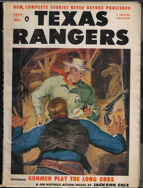 Image for TEXAS RANGERS: September, Sept. 1956 TEXAS RANGERS: September, Sept. 1956