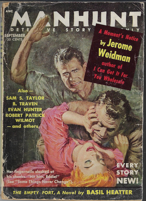 Image for MANHUNT Detective Story Monthly: September, Sept. 1954 MANHUNT Detective Story Monthly: September, Sept. 1954