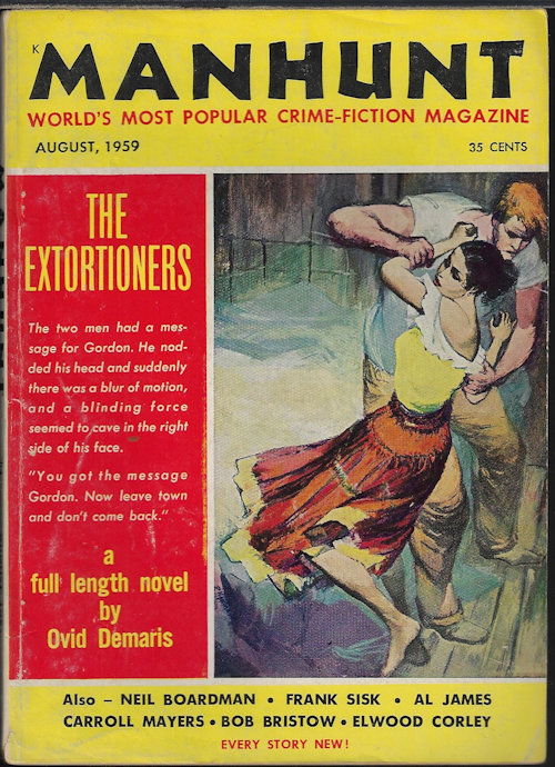 Image for MANHUNT Detective Story Monthly: August, Aug. 1959 ( MANHUNT Detective Story Monthly: August, Aug. 1959 (