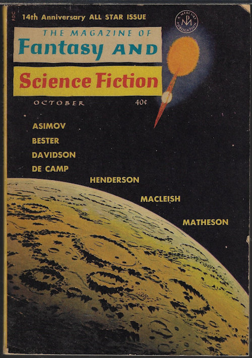 Image for The Magazine of FANTASY AND SCIENCE FICTION (F&SF): October, Oct. 1963 The Magazine of FANTASY AND SCIENCE FICTION (F&SF): October, Oct. 1963