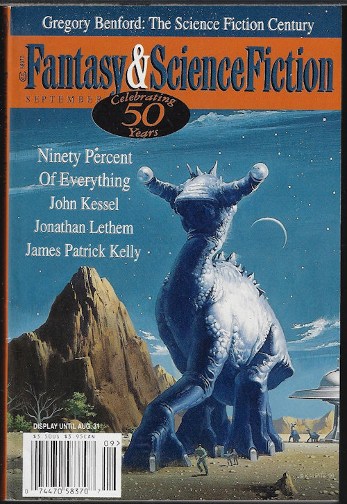 Image for The Magazine of FANTASY AND SCIENCE FICTION (F&SF): September, Sept. 1999 The Magazine of FANTASY AND SCIENCE FICTION (F&SF): September, Sept. 1999