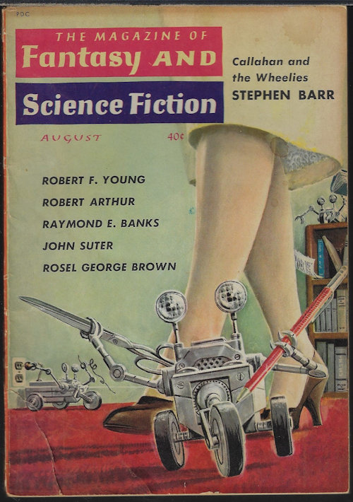 Image for The Magazine of FANTASY AND SCIENCE FICTION (F&SF): August, Aug. 1960 The Magazine of FANTASY AND SCIENCE FICTION (F&SF): August, Aug. 1960