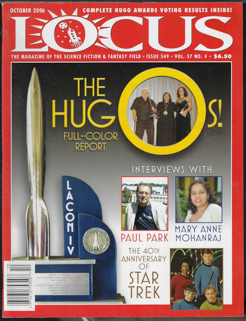 Image for LOCUS the Newspaper of the Science Fiction Field: #549, October, Oct. 2006 LOCUS the Newspaper of the Science Fiction Field: #549, October, Oct. 2006