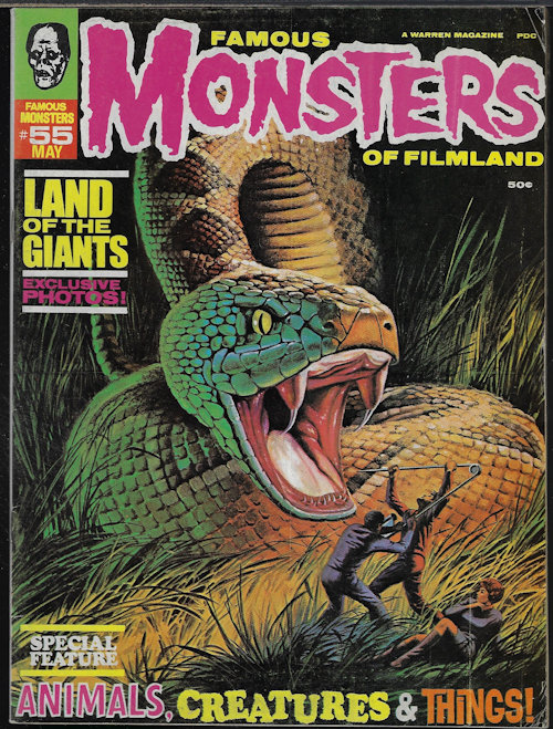 Image for FAMOUS MONSTERS OF FILMLAND: #55 (May 1969) FAMOUS MONSTERS OF FILMLAND: #55 (May 1969)