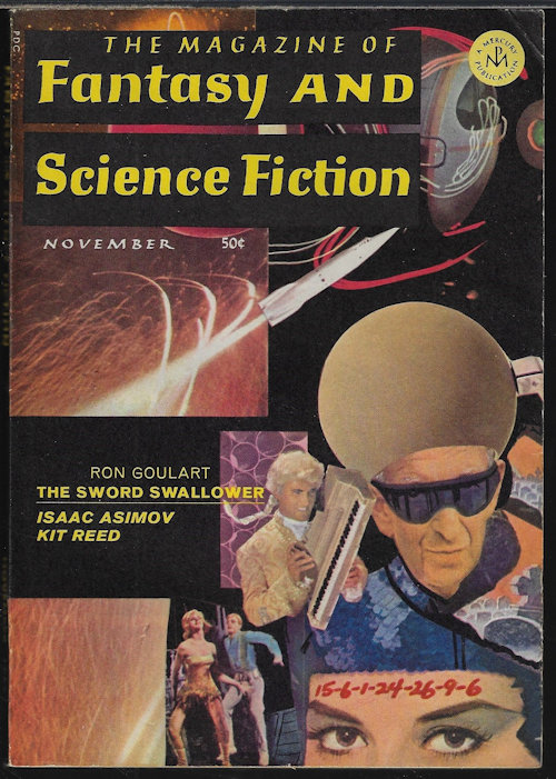 Image for The Magazine of FANTASY AND SCIENCE FICTION (F&SF): November, Nov. 1967 ( The Magazine of FANTASY AND SCIENCE FICTION (F&SF): November, Nov. 1967 (