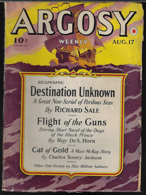 Image for ARGOSY Weekly: August, Aug. 17, 1940 ARGOSY Weekly: August, Aug. 17, 1940